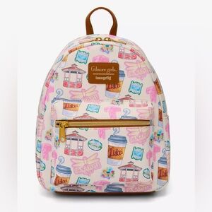NWT Loungefly Gilmore Girls Stars Hollow Icons Mini Backpack